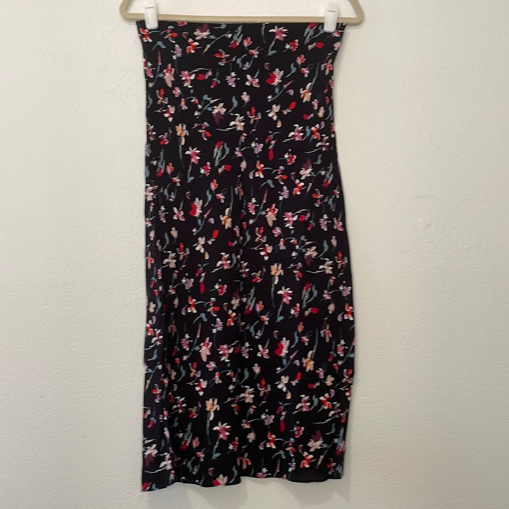 Madewell Floral Midi Skirt